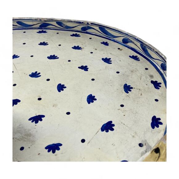 Vintage Paper Mache Bassett Hound Dog Valet Tray Hand Painted Folk Art Boho Rare - Picture 7 of 16